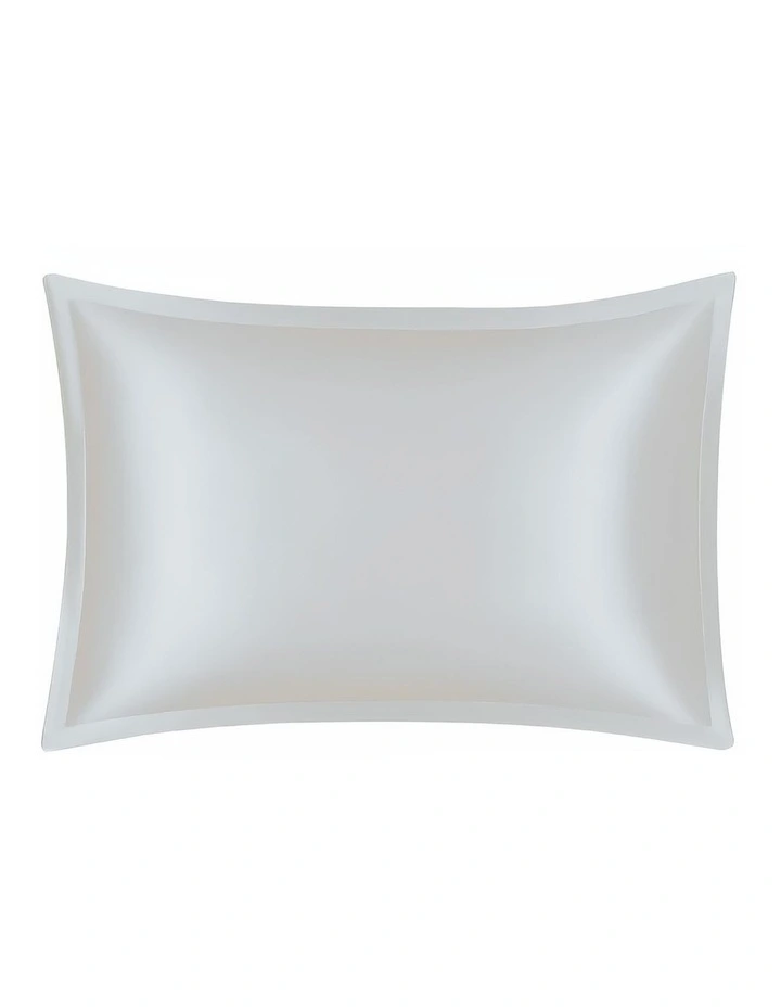 Anypillow Pillowcase 50x90cm White Pure Real Silk For Comfortable And Relaxing Home Bed image 1
