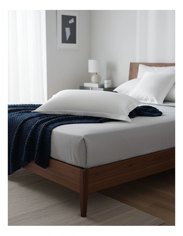 Anypillow Pillowcase 50x90cm White Pure Real Silk For Comfortable And Relaxing Home Bed image 2