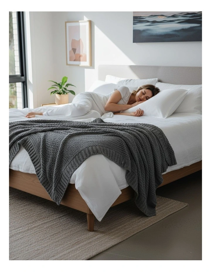 Anypillow Pillowcase 50x90cm White Pure Real Silk For Comfortable And Relaxing Home Bed image 3