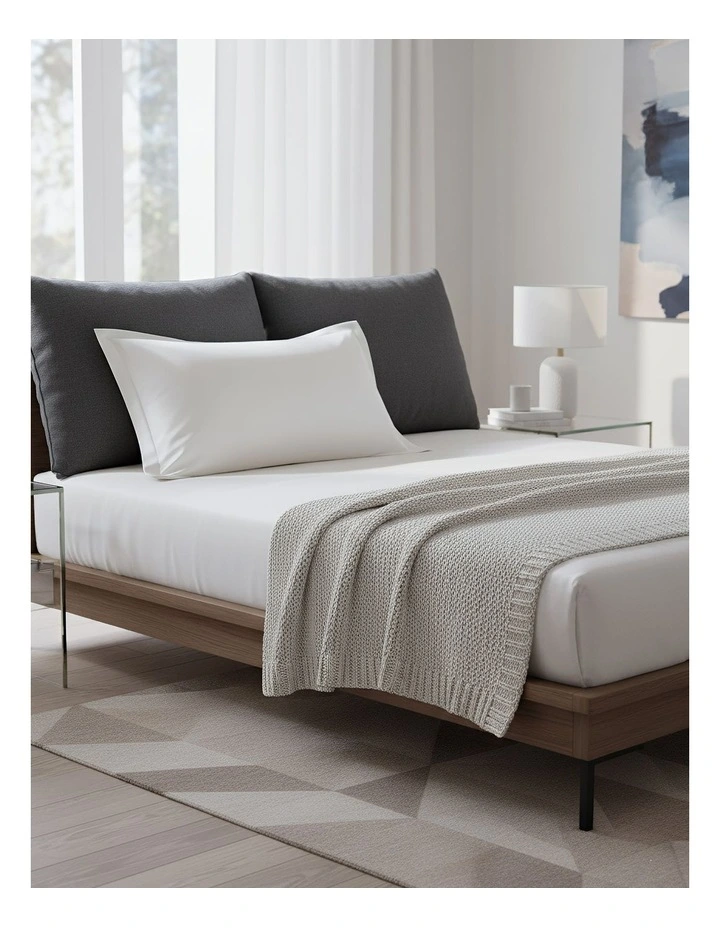 Anypillow Pillowcase 50x90cm White Pure Real Silk For Comfortable And Relaxing Home Bed image 4