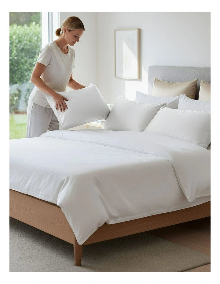 Anypillow Pillowcase 50x90cm White Pure Real Silk For Comfortable And Relaxing Home Bed image 5