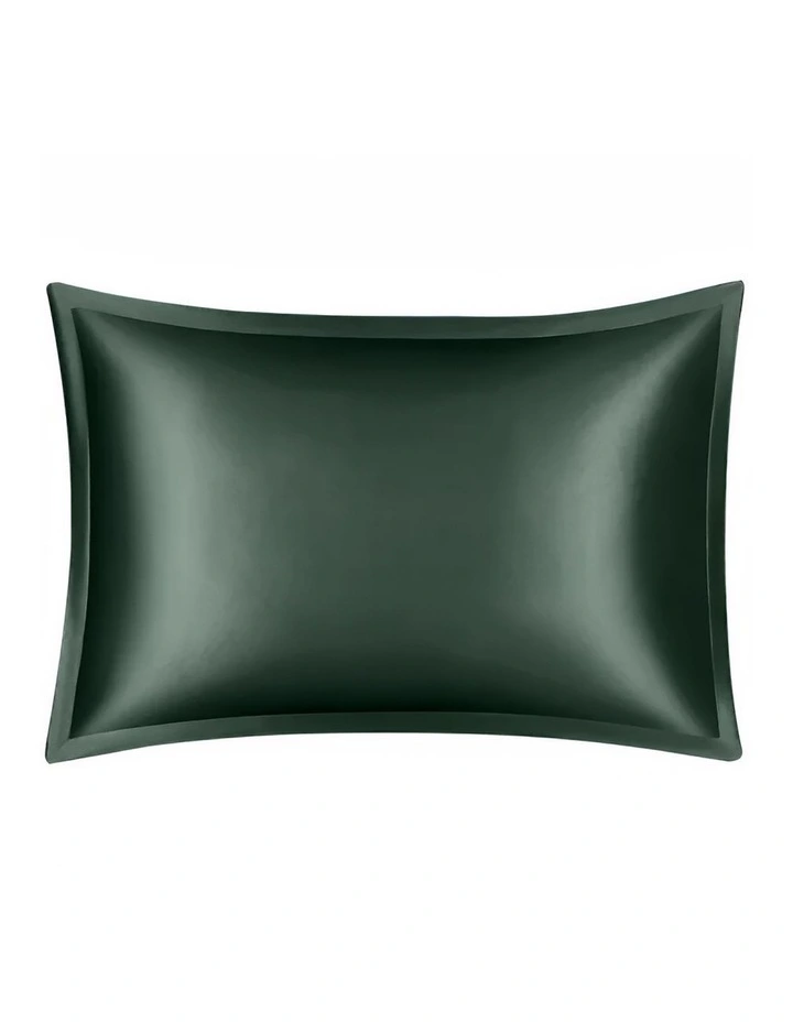 Anypillow Pillowcase 50x90cm Green Pure Real Silk For Comfortable And Relaxing Home Bed image 1