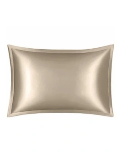 Anypillow Pillowcase 50x75cm Gold Pure Real Silk For Comfortable And Relaxing Home Bed