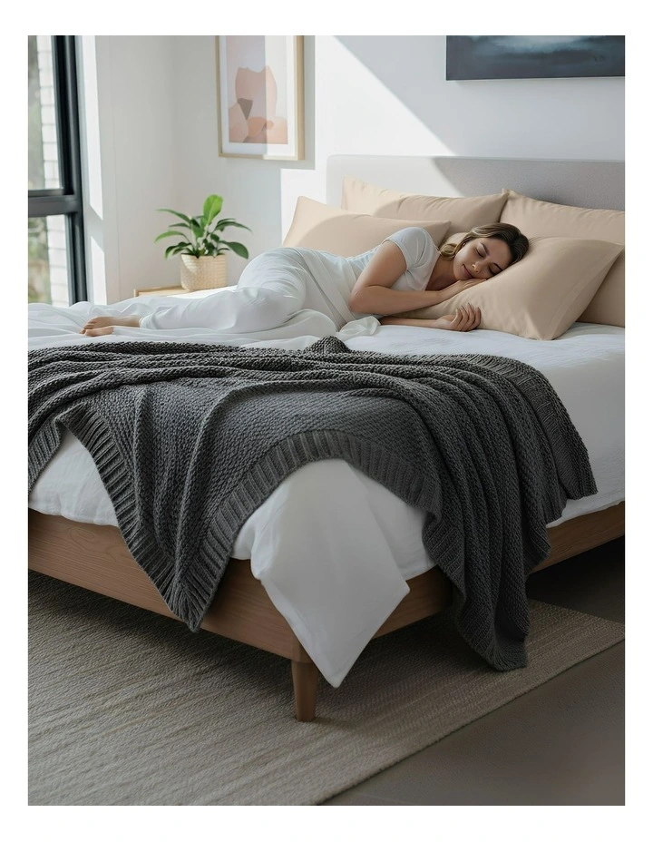 Anypillow Pillowcase 50x75cm Gold Pure Real Silk For Comfortable And Relaxing Home Bed image 3