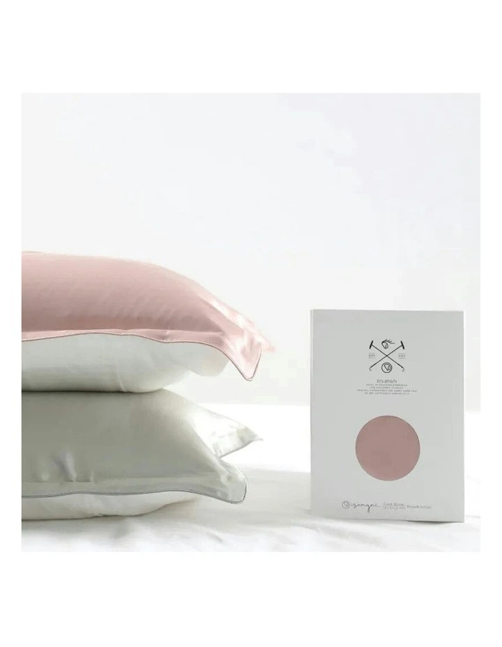 Anypillow Pillowcase 51x66cm White Pure Real Silk For Comfortable And Relaxing Home Bed image 3