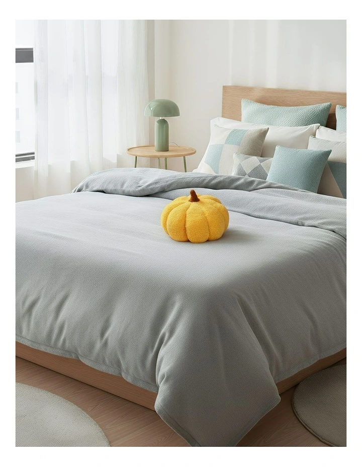 Anypillow Yellow Lamb Fleece Pumpkin Plush Throw Pillow 28cm image 2