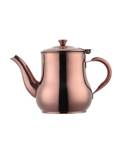 Anygleam Teapot Rose Gold Stainless Steel with Filter for Coffee, Tea, Oil  and Liquid Seasonings Container Kettle