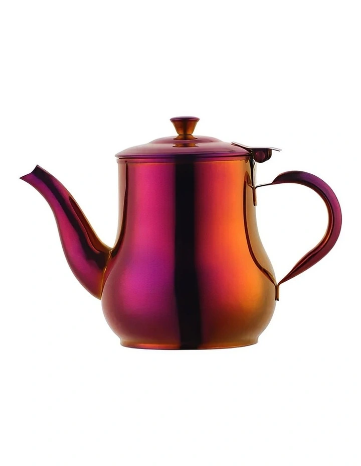 Stainless Steel With Filter Container Kettle Teapot in Red Rainbow image 1