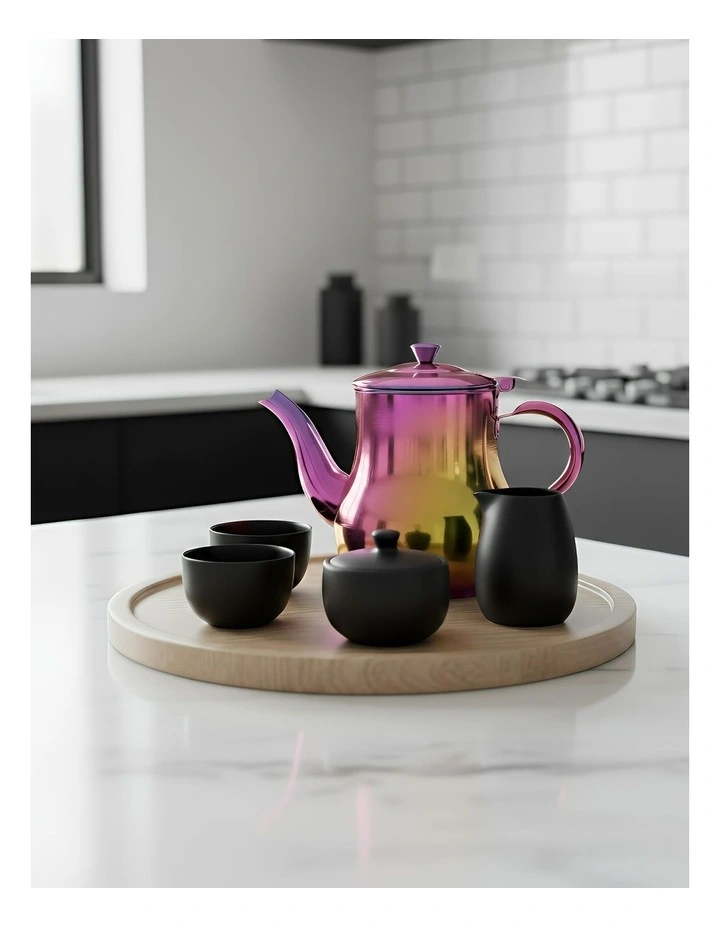 Stainless Steel Teapot in Pink image 5