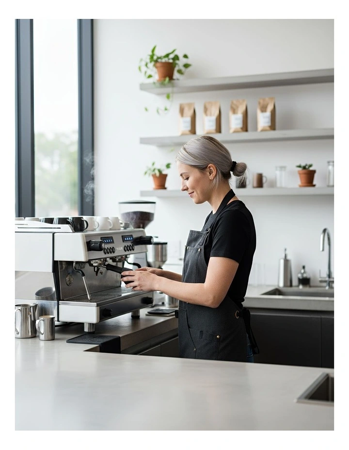 Anypron Black Denim Tool Apron for Gardening & Woodworking image 3