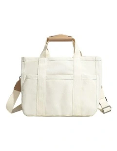 Mommy Diaper Waterproof Messenger Bag in Beige