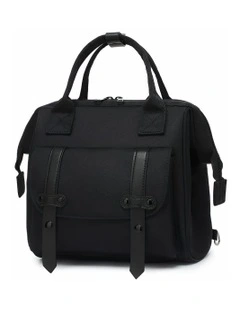 Mommy Diaper Waterproof Backpack in Black