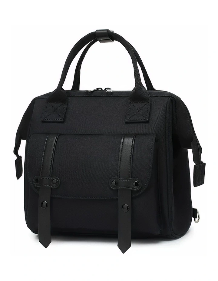 Mommy Diaper Waterproof Backpack in Black image 1