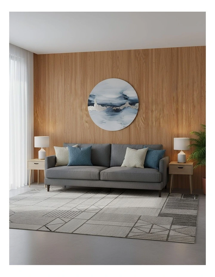 ANYHOUZ 10pcs Wood Look Vinyl Floor Tiles Self Adhesive Waterproof image 2