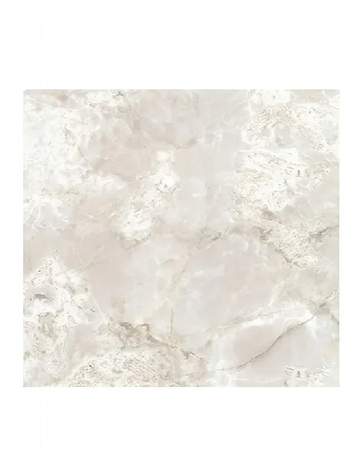 ANYHOUZ 10pcs Vinyl Floor Tile Off White Smudge Pattern Waterproof image 1