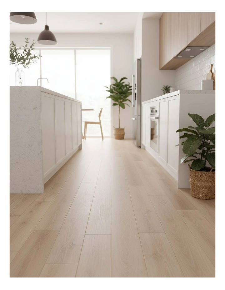 ANYHOUZ 20pcs Vinyl Floor Tile Natural Oak Wood Grain Waterproof image 2