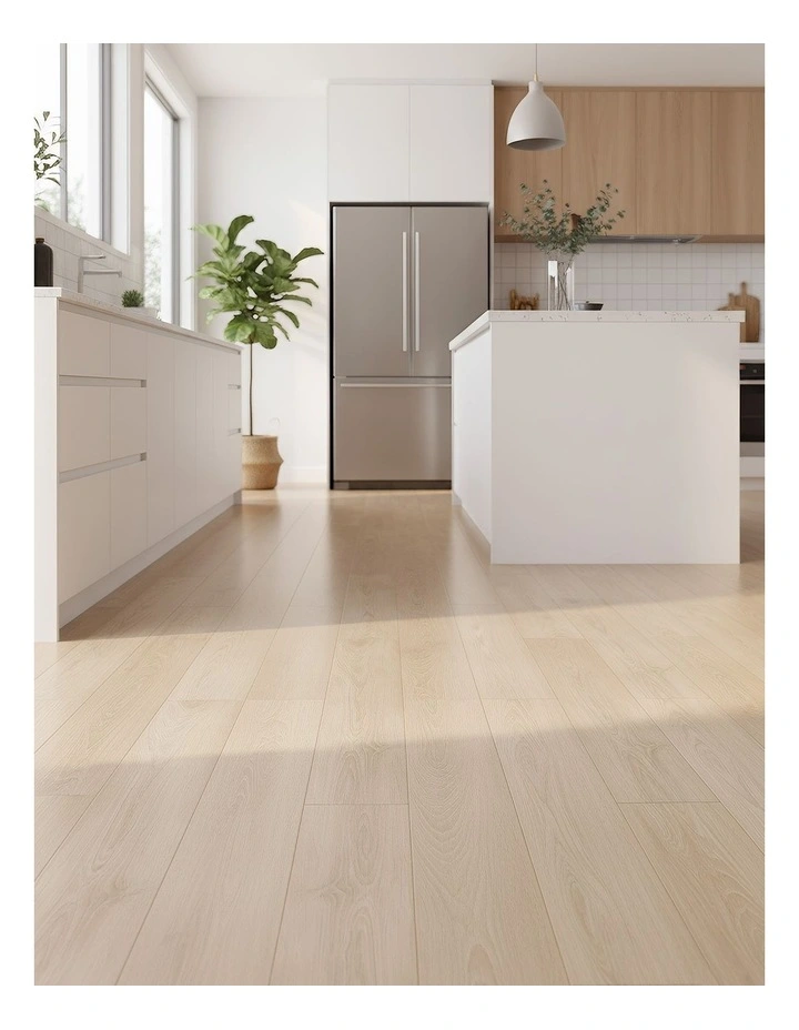 ANYHOUZ 20pcs Vinyl Floor Tile Natural Oak Wood Grain Waterproof image 3