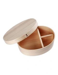 Wooden Bento Lunch Box in Natural