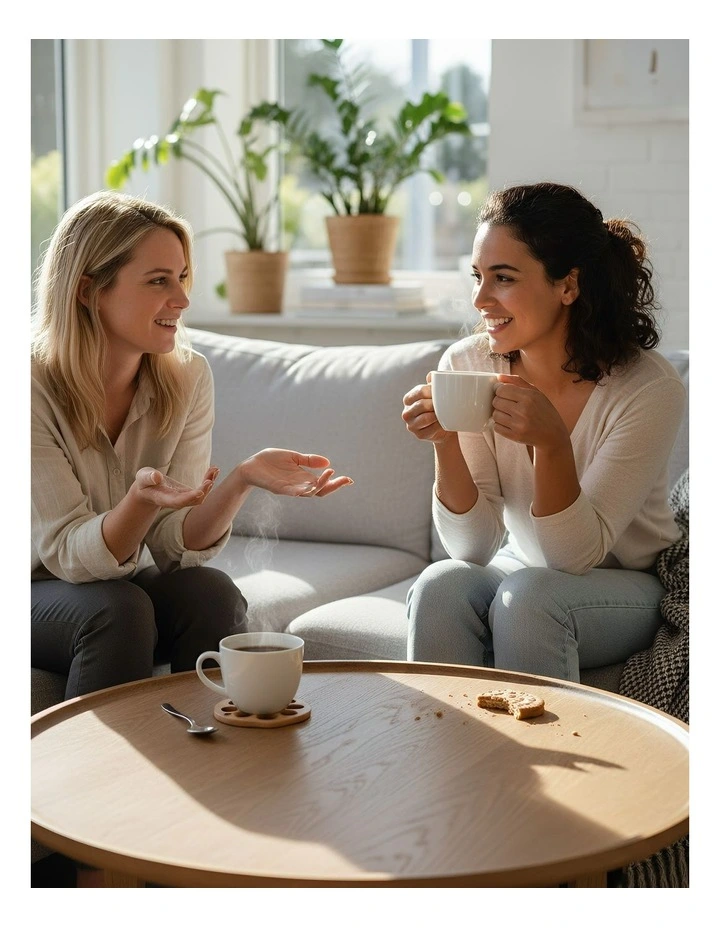 Wooden Coaster Mat 4 Pieces in Natural image 5