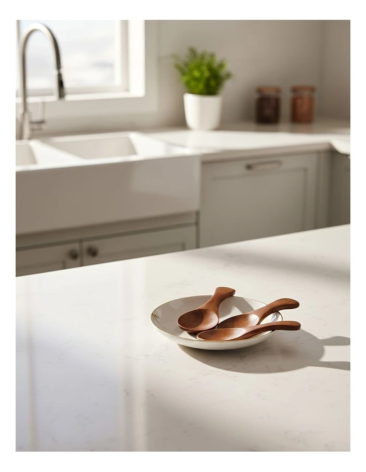 Wooden Kitchen Spoon 10 Pieces in Dark Brown image 2