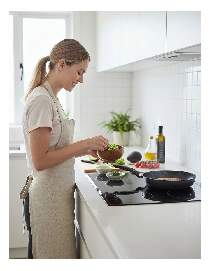 Wooden Food Kitchen Bowl 4 Pieces in Brown image 4