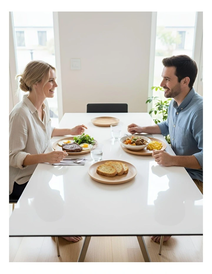 Round Wooded Plates 3 Pieces in Natural image 4