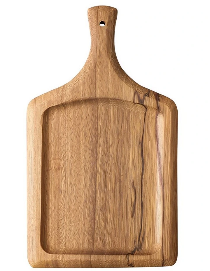 Square Wood Cutting Board in Natural image 1