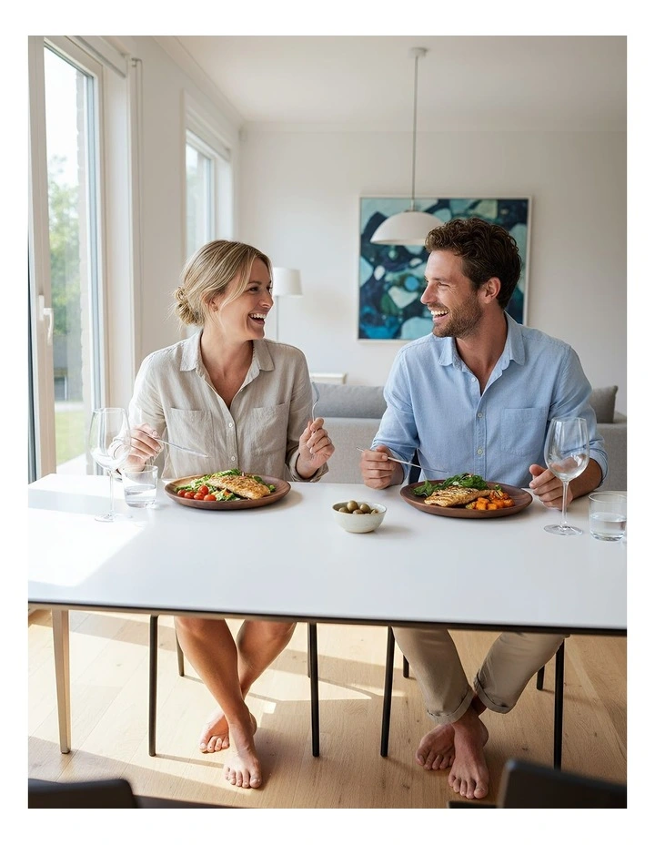 Wooden Plate Serving Tray 4 Piece in Brown image 5