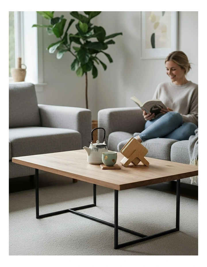 Wooden Coasters Cup 6 Pieces in Natural image 3