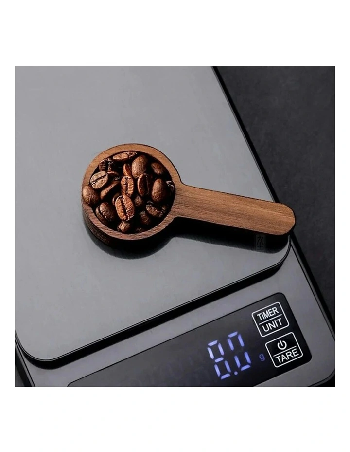 Wooden Measuring Spoon 4 Pieces in Brown image 2