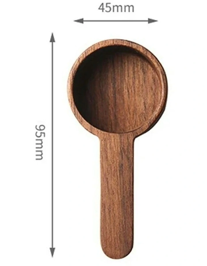 Wooden Measuring Spoon 4 Pieces in Brown image 4