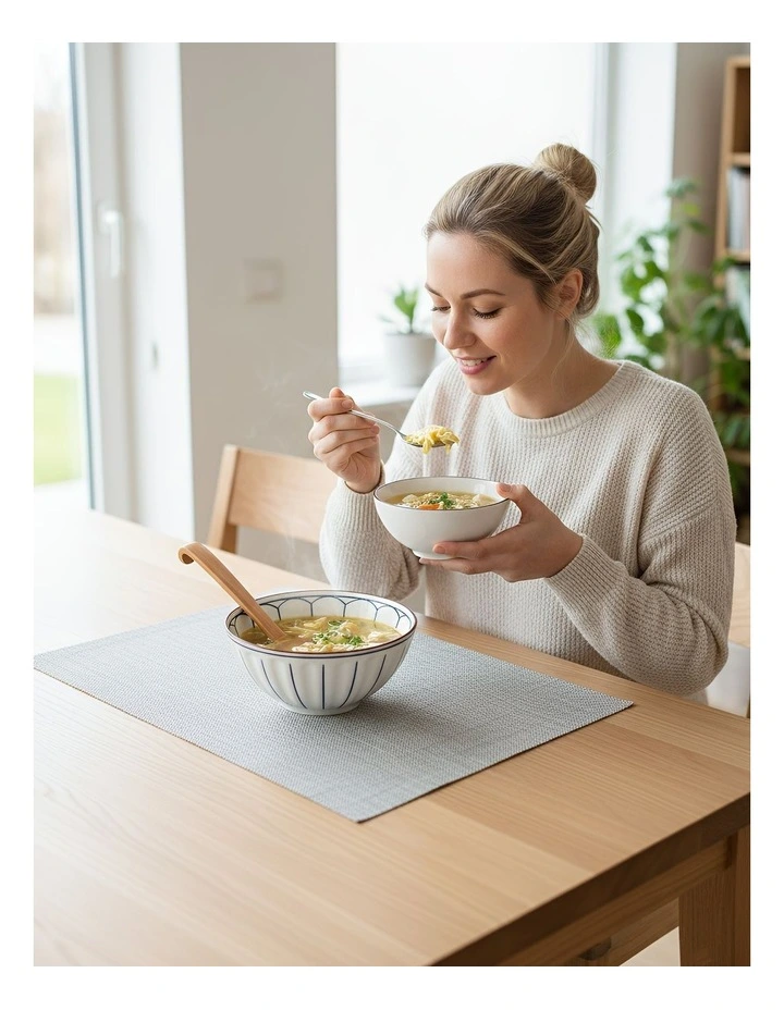 Wooden Soup Spoon 2 Pieces in Natural image 5