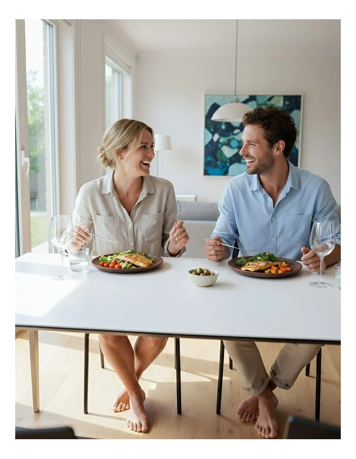 Wooden Plate 4 Pieces in Natural Brown image 4