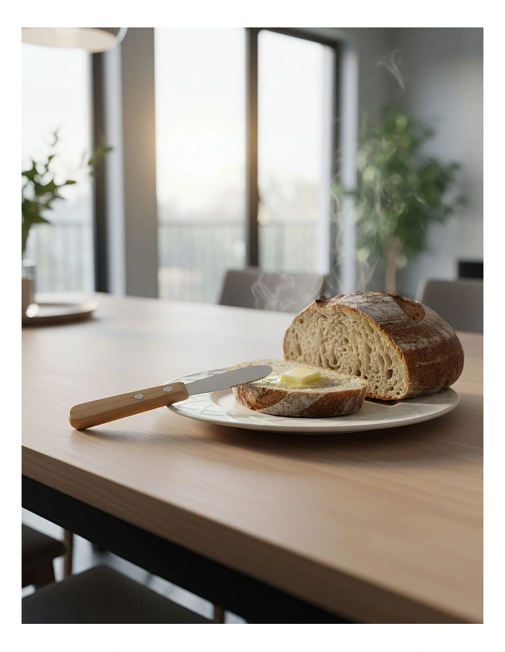 Wooden Butter Knife 3 Pieces in Natural Brown image 5