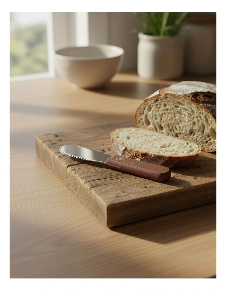 Wooden Butter Knife 3 Pieces in Dark Brown image 2