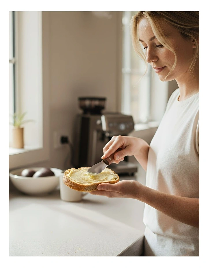 Wooden Butter Knife 3 Pieces in Dark Brown image 3