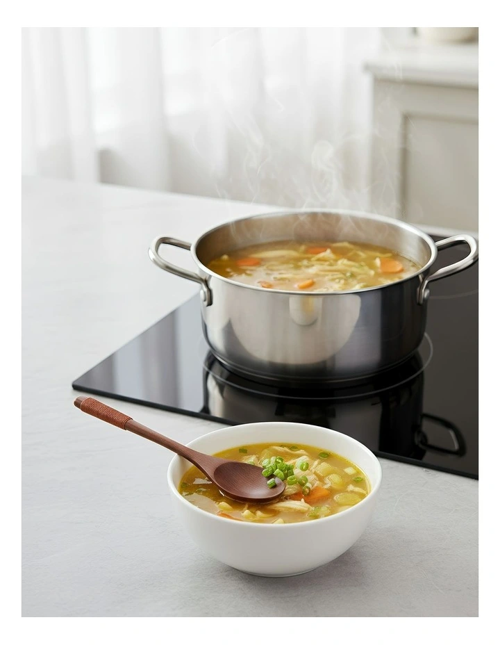 Wooden Spoons Set 2 Pieces in Brown image 5