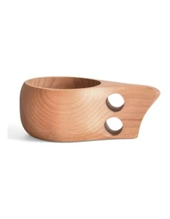 Wooden Cup Coffee Mug in Brown