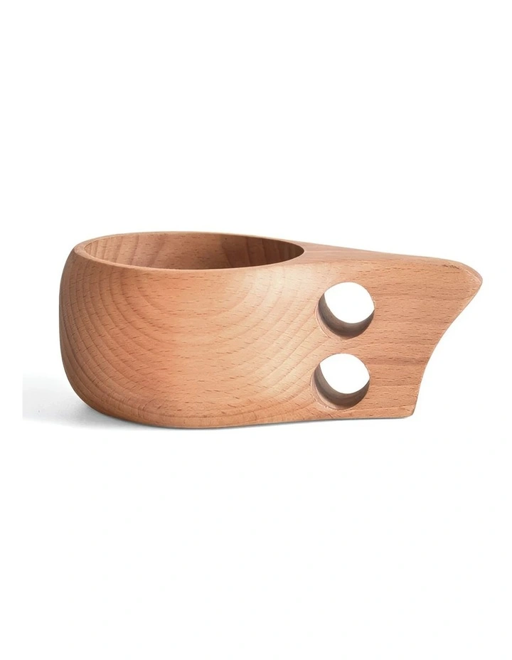 Wooden Cup Coffee Mug in Brown image 1