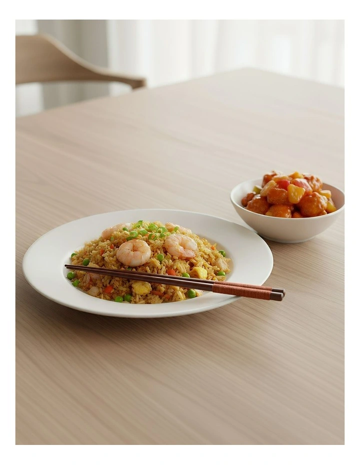 Wooden Chopsticks 4 Pairs in Beige image 2