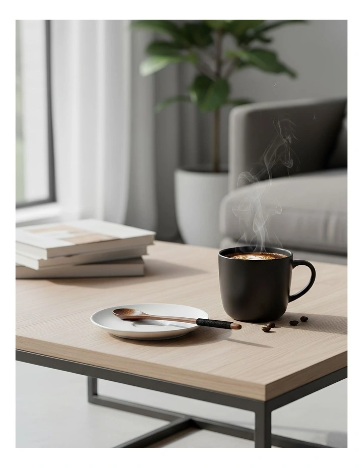 Wooden Tea Long Spoon 4 Pieces in Brown image 2