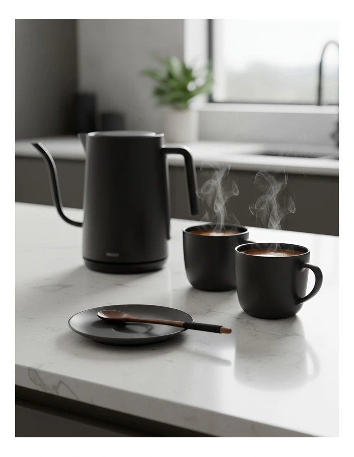 Wooden Tea Long Spoon 4 Pieces in Brown image 5