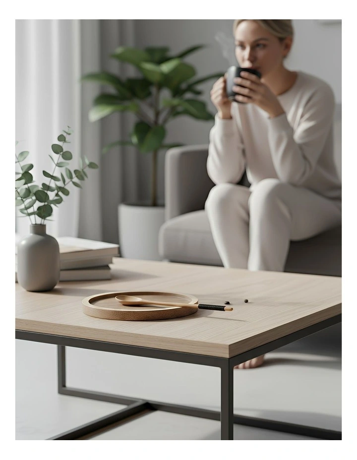 Wooden Tea Long Spoon 6Pieces in Black image 4