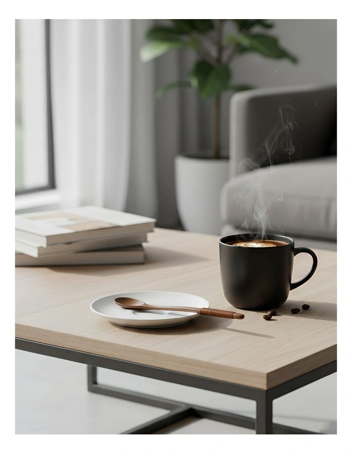 Wooden Tea Long Spoon 6Pieces in Brown image 2