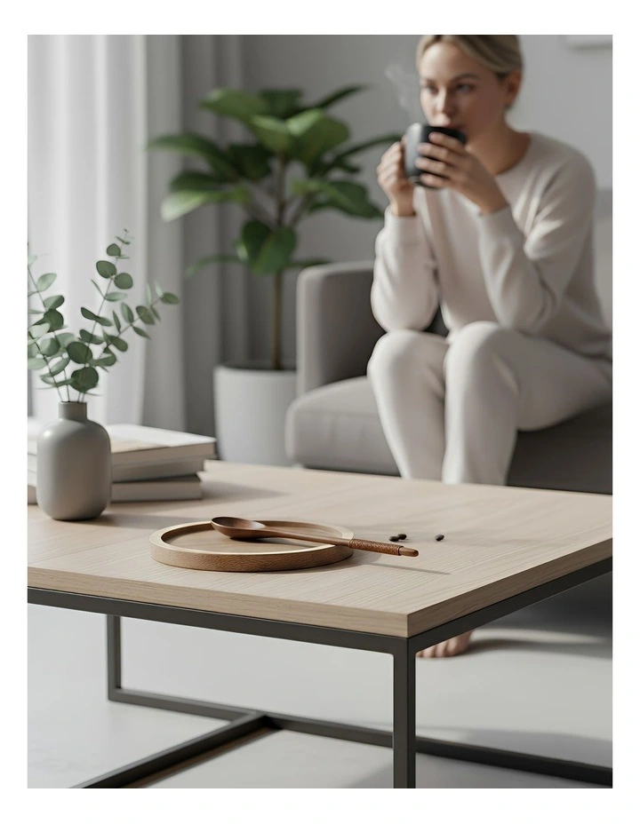 Wooden Tea Long Spoon 6Pieces in Brown image 4