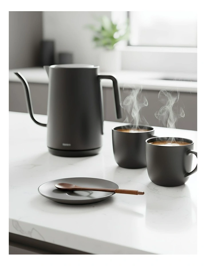 Wooden Tea Long Spoon 6Pieces in Brown image 5