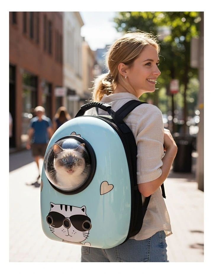Pet Carrier in Blue image 3