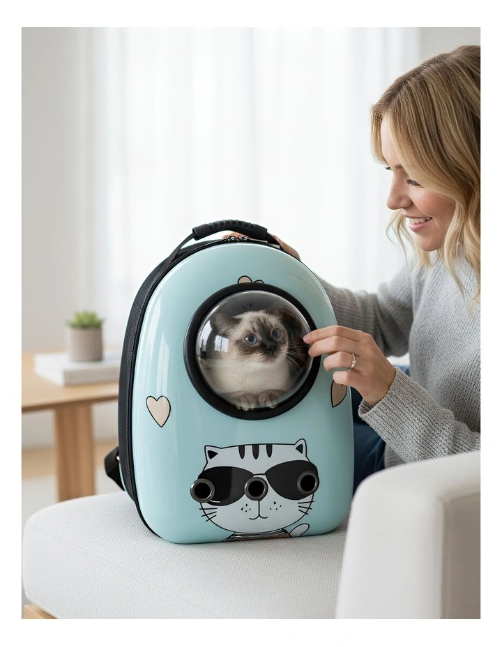 Pet Carrier in Blue image 4