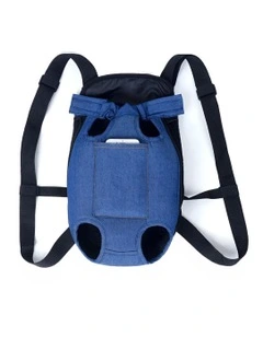 Pet Carrier Small Backpack in Blue