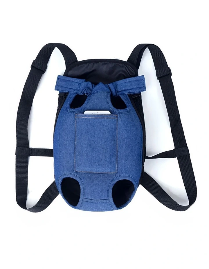 Pet Carrier Small Backpack in Blue image 1